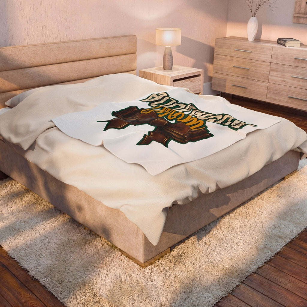 Book Bow Blanket Moms Reading Gift Women Bold Graphic Blanket Bookmark Blanket Mother Fan Graphic Design Book Illustration Retro Stacked Books