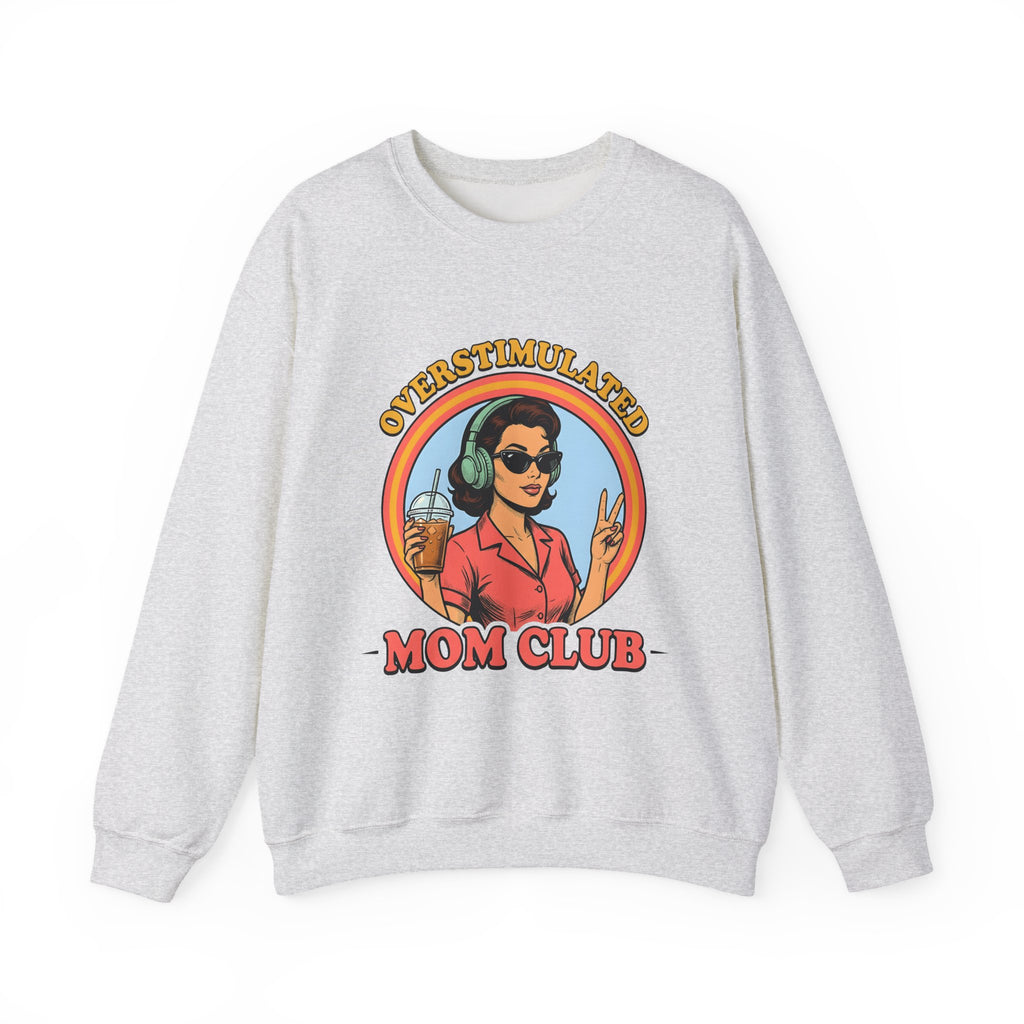 Old School Mom Sweatshirt Moms Cappuccino Gift Women Cartoon Sweatshirt Motherhood Sweatshirt Mom Fan Mother Sweatshirt Coffee Graphic Rustic Iced Latte Sweatshirt