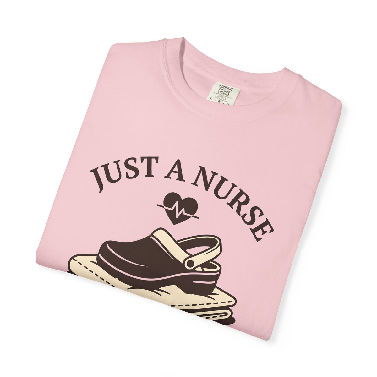 Nursing Shoe T-Shirt Nurses Healthcare Gift Women Line Art T-Shirt Nursing Clog T-Shirt Nurse Enthusiast Illustration Graphic Medical Design Old