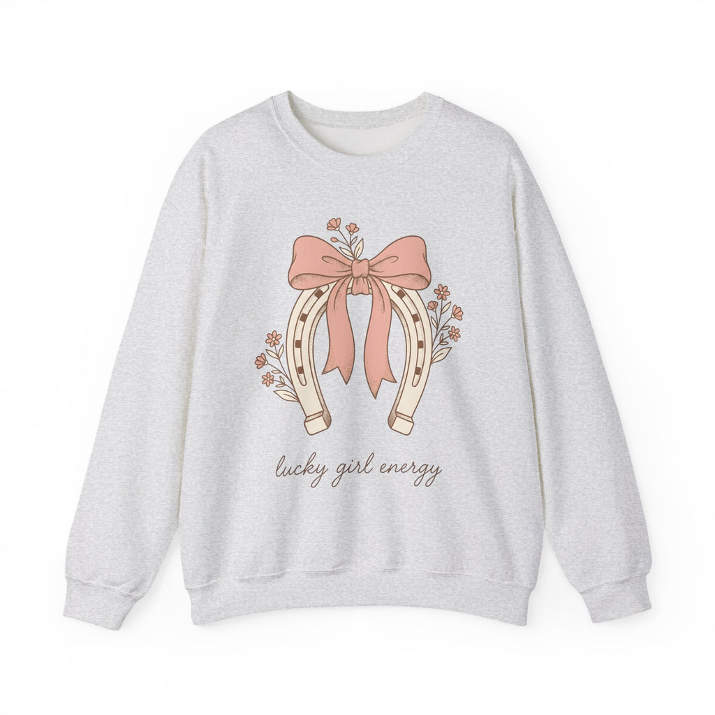Horseshoe Bow Sweatshirt Cowgirl Ranch Gift Women Tribal Sweatshirt Horseshoe Sweatshirt Rodeo Fan Celtic Sweatshirt Ranch Graphic Classic Blossom Sweatshirt