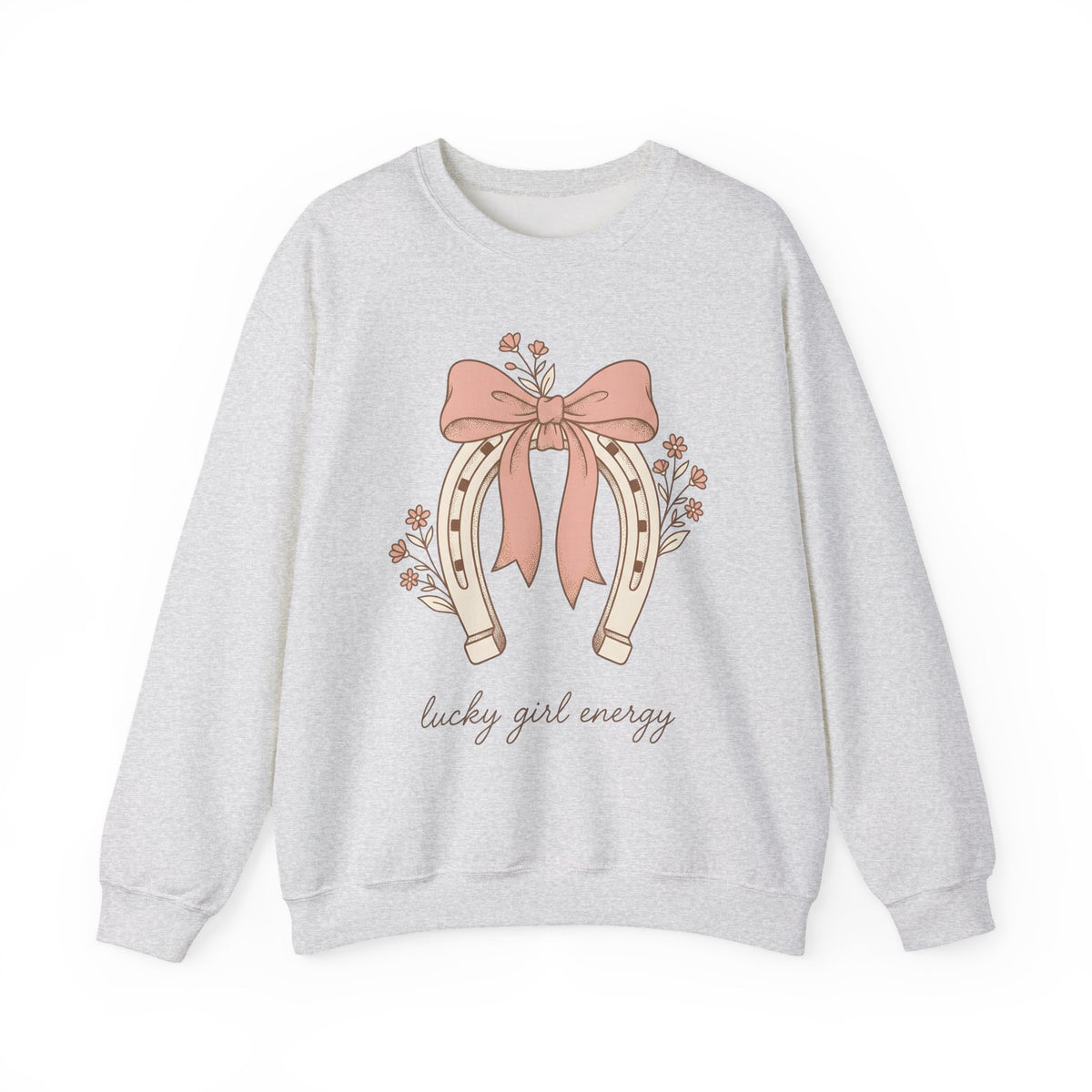 Horseshoe Bow Sweatshirt Cowgirl Ranch Gift Women Tribal Sweatshirt Horseshoe Sweatshirt Rodeo Fan Celtic Sweatshirt Ranch Graphic Classic Blossom Sweatshirt