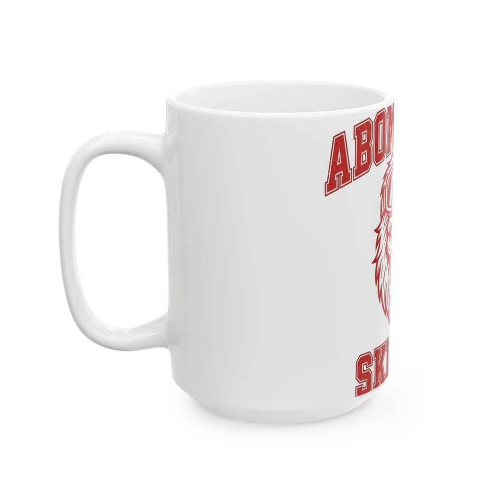 Abominable Snowman Face Mug Christmas Cold Gift Women Strong Mug Yeti Mug Xmas Fan Vintage Mug Frosty Graphic Antique Snow Goggles