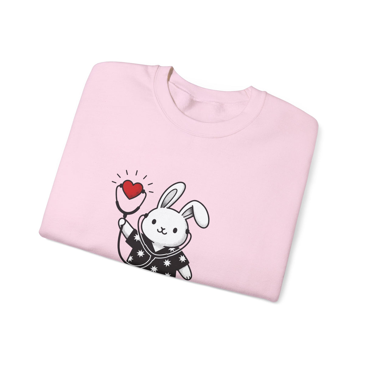 Rabbit Doctor Sweatshirt Nurses Pet Gift Women Kawaii Sweatshirt Bunny Doctor Sweatshirt