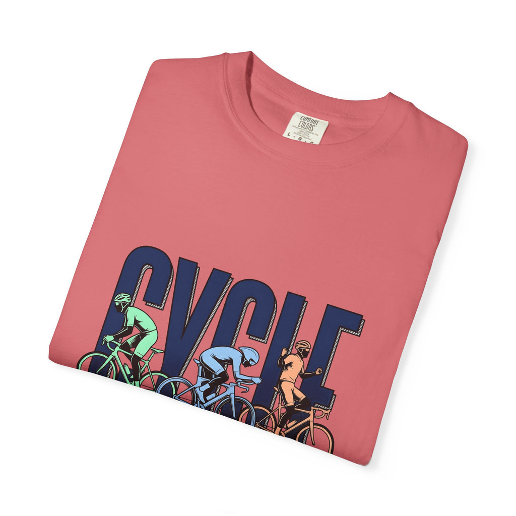 Cyclist Cycling Fitness Gift Bold Biker Cyclist Enthusiast Workout Retro Race T-Shirt