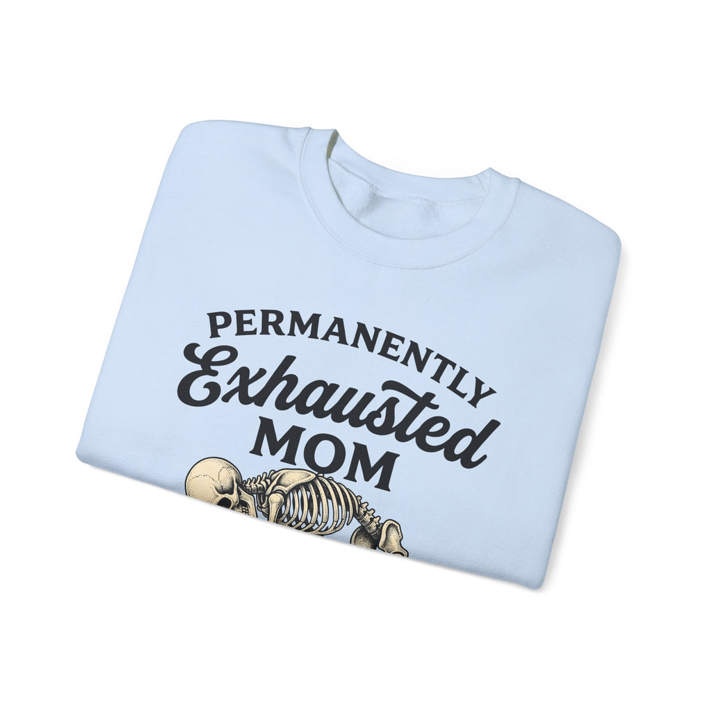 Skeleton Mom Humor Gift Vintage Skull Mother Fan Retro Funny Hand Drawn Phone Sweatshirt