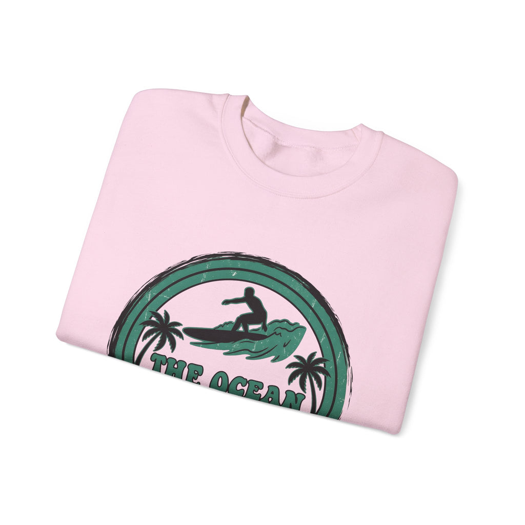 Surfing Surfing Seaside Gift Hand Drawn Surf Surfer Fan Surfing Coastal Sweatshirt