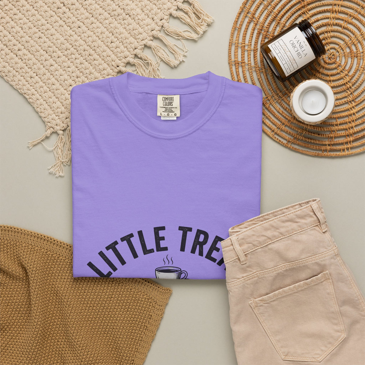 Coffee Cup Dessert T-Shirt Coffee Food Gift Women Vintage T-Shirt Dessert T-Shirt Coffee Fan Retro T-Shirt Bakery Graphic Hand Drawn Coins T-Shirt