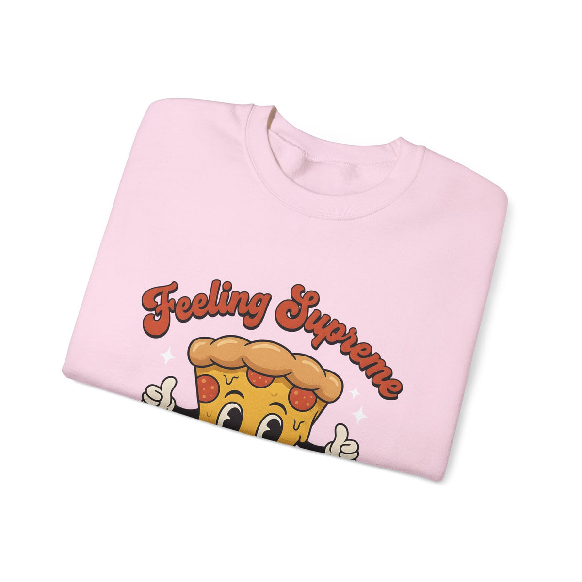Pizza Cartoon Sweatshirt Pizza Food Gift Women Cute Sweatshirt Pizza Sweatshirt Pizza Fan Kawaii Sweatshirt Cuisine Graphic Retro Stars Sweatshirt