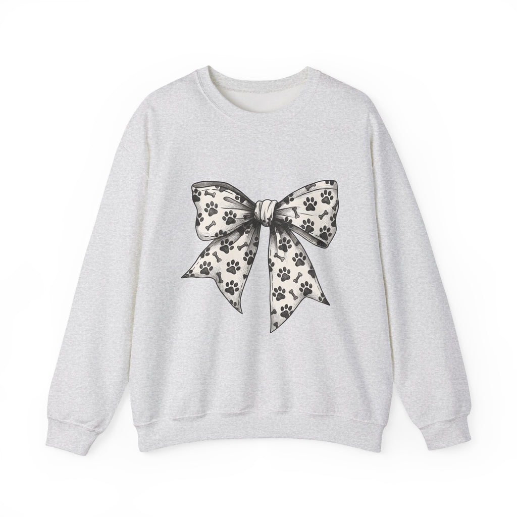 Decorative Paw Print Sweatshirt Dog Mom Creatures Gift Women Outline Sweatshirt Paw Print Sweatshirt Dog Mom Fan Minimalist Sweatshirt Animal Graphic Sleek