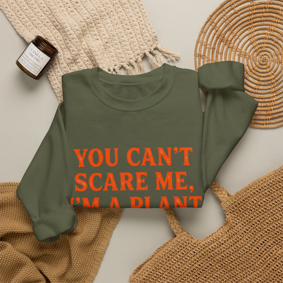 Autumn Leaves Halloween Plant Gift Bold Fall Foliage Spooky Fan Vintage Fall Foliage Sweatshirt