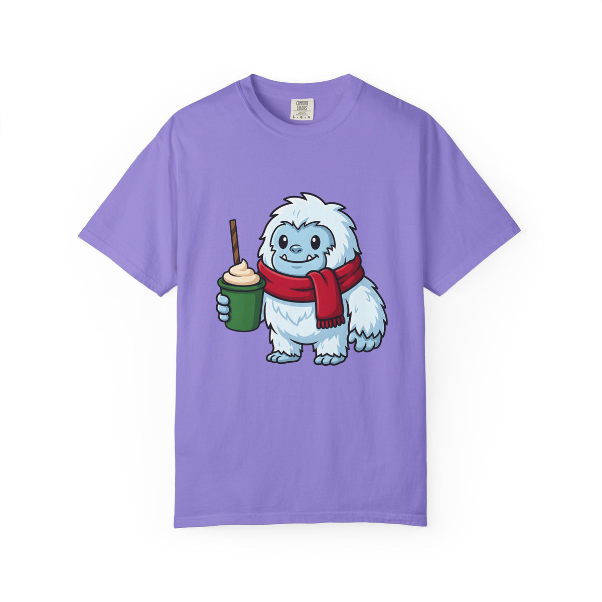 Abominable Snowman Christmas Holiday Gift Comic Yeti Xmas Fan Cartoon Holiday Chibi T-Shirt