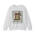 Festive Bell Sweatshirt Christmas Seasonal Gift Women Retro Sweatshirt Jingle Bell Sweatshirt Christmas Fan Vintage Sweatshirt Holiday Graphic Rustic Fir Twig