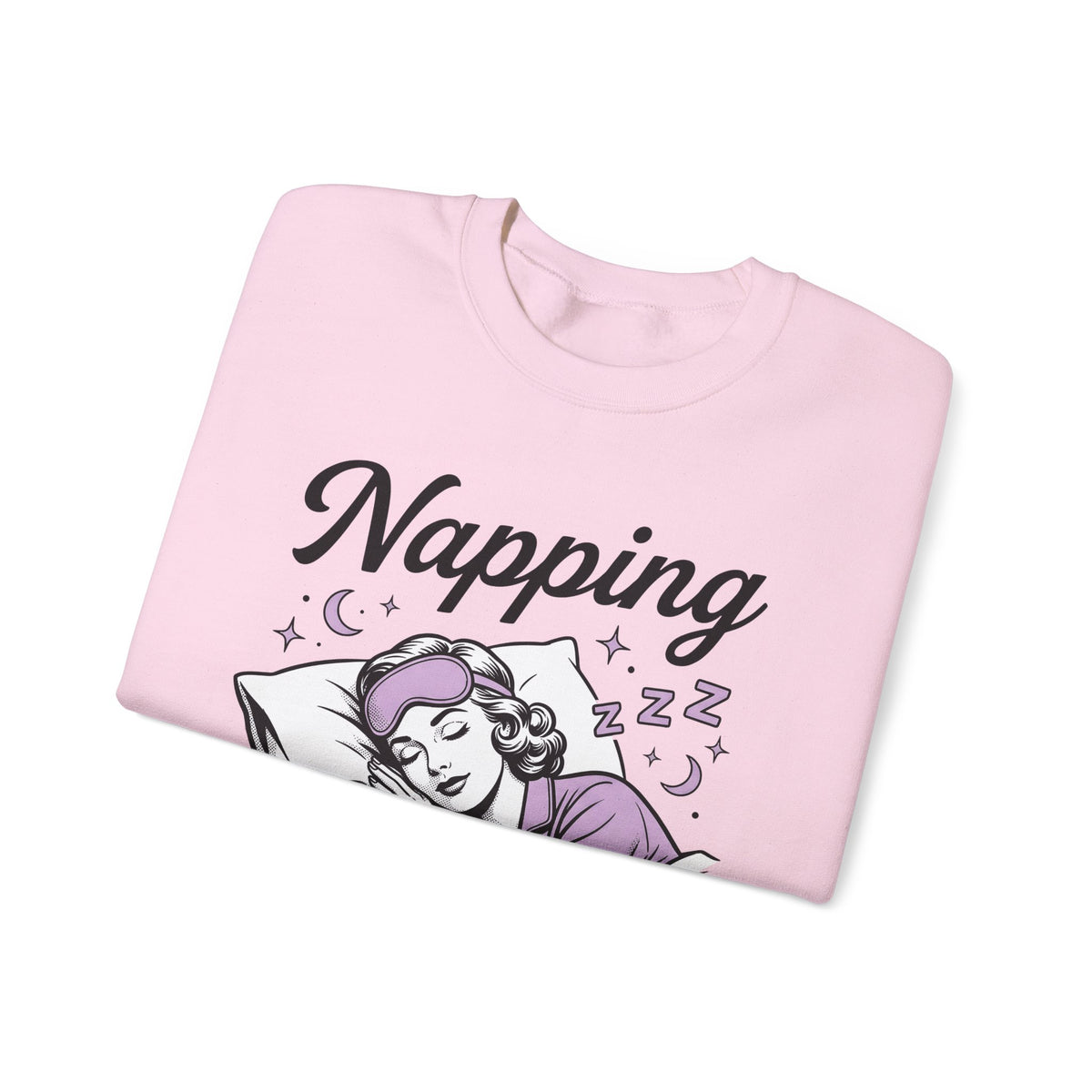 Sleeping Girl Sweatshirt Funny Bedtime Gift Women Antique Sweatshirt Slumbering Girl Sweatshirt Humor Fan Vintage Sweatshirt Sleep Graphic Classic Clock Sweatshirt