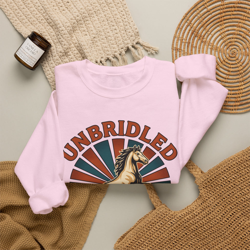 Bucking Horse Sweatshirt Cowgirl Cowboy Gift Women Rustic Sweatshirt Bronco Sweatshirt Rodeo Fan Western Sweatshirt Cowboy Graphic Classic Sun Rays Sweatshirt