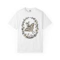 Butterfly Fairy T-Shirt Fairy Mythical Gift Women Nature T-Shirt Fairy T-Shirt Fae Fan Earthy T-Shirt Magical Graphic Antique Wreath T-Shirt