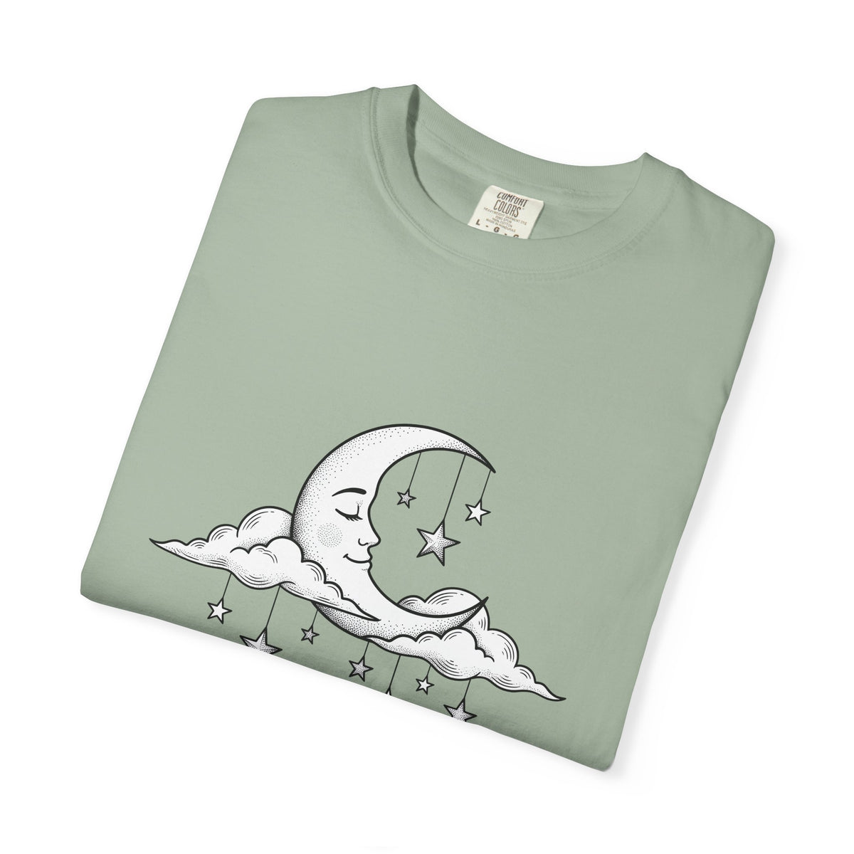 Crescent Moon T-Shirt Nurses Career Gift Women Line Art T-Shirt Lunar T-Shirt Nurse Enthusiast Minimalist T-Shirt Professional Graphic Clean