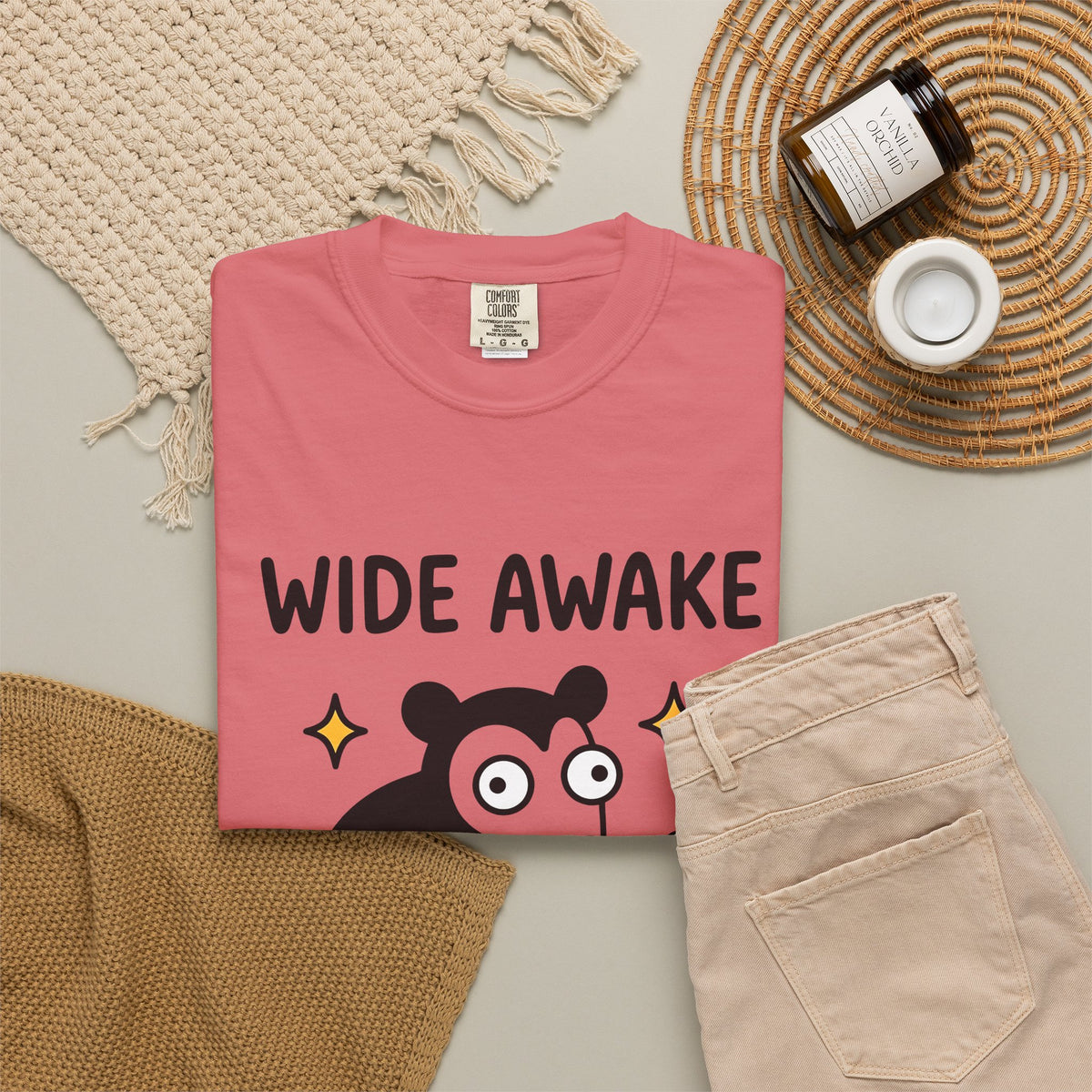 Opossum Espresso T-Shirt Coffee Pet Gift Women Illustration T-Shirt Espresso T-Shirt Coffee Fan Animal Graphic Cat Design Line Art Twinkles T-Shirt