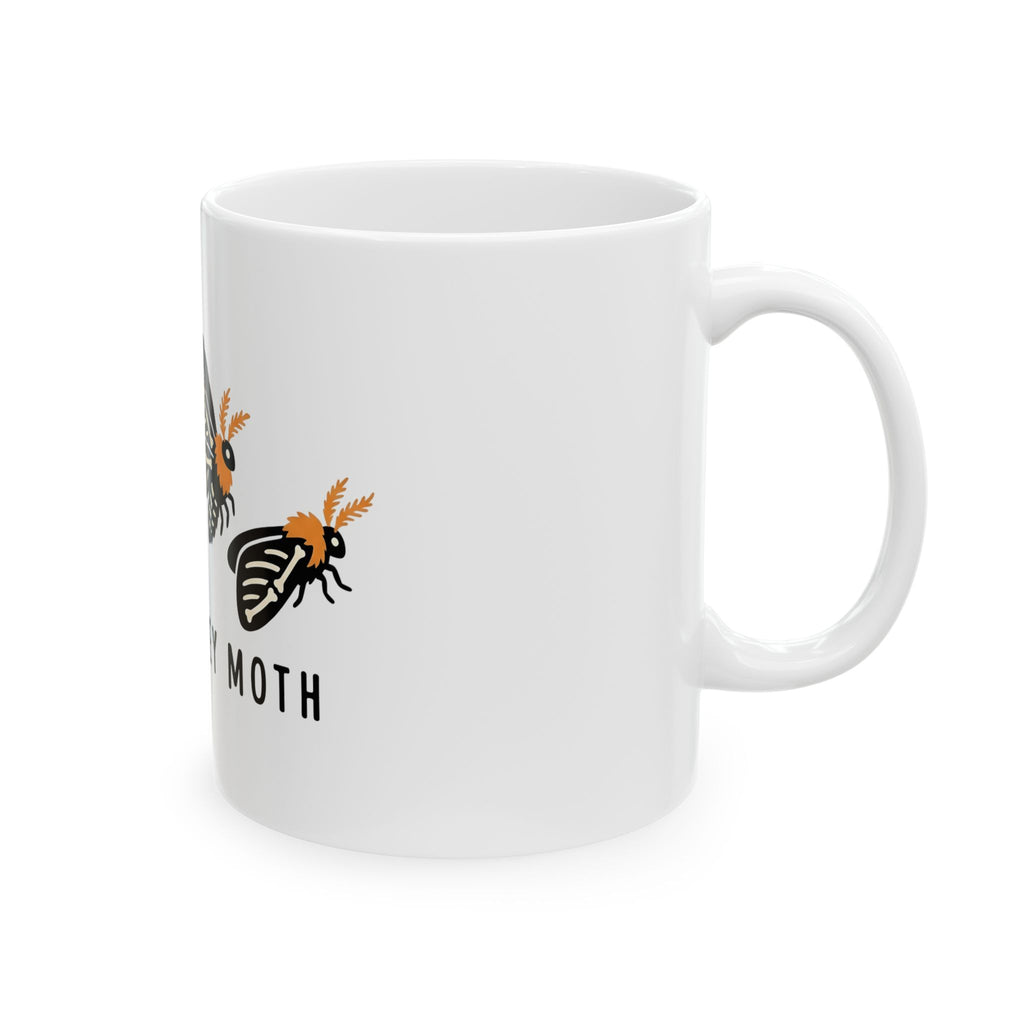 Skeleton Butterfly Mug Halloween Critter Gift Women Pop Art Mug Butterfly Mug Spooky Fan Retro Mug Creature Graphic Cartoon Amber