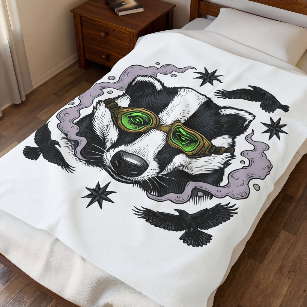 Badger Eyewear Halloween Creatures Gift Mysterious Glasses Horror Fan Spectacles Creature Classic Blanket