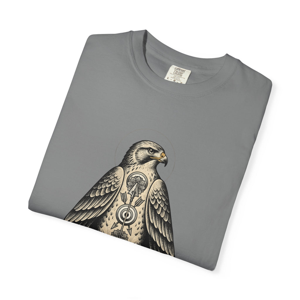 Eagle Design T-Shirt Sports Wildlife Gift Women Tribal T-Shirt Bald Eagle T-Shirt Athlete Fan Native T-Shirt Wildlife Graphic Classic Spear T-Shirt