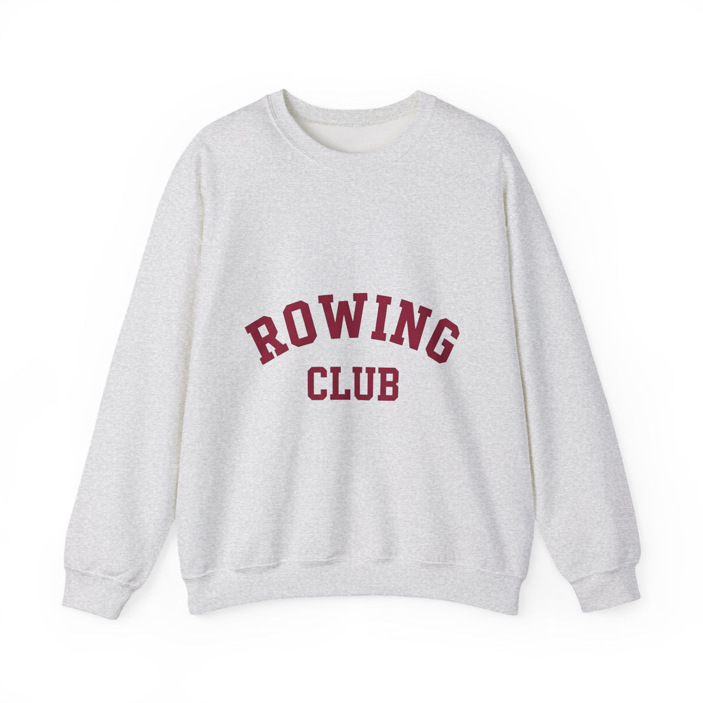 Rowing Team Sweatshirt Rowing Fitness Gift Women Athletic Sweatshirt Crew Sweatshirt Rowing Enthusiast Sporty Sweatshirt Workout Graphic Retro Varsity Font