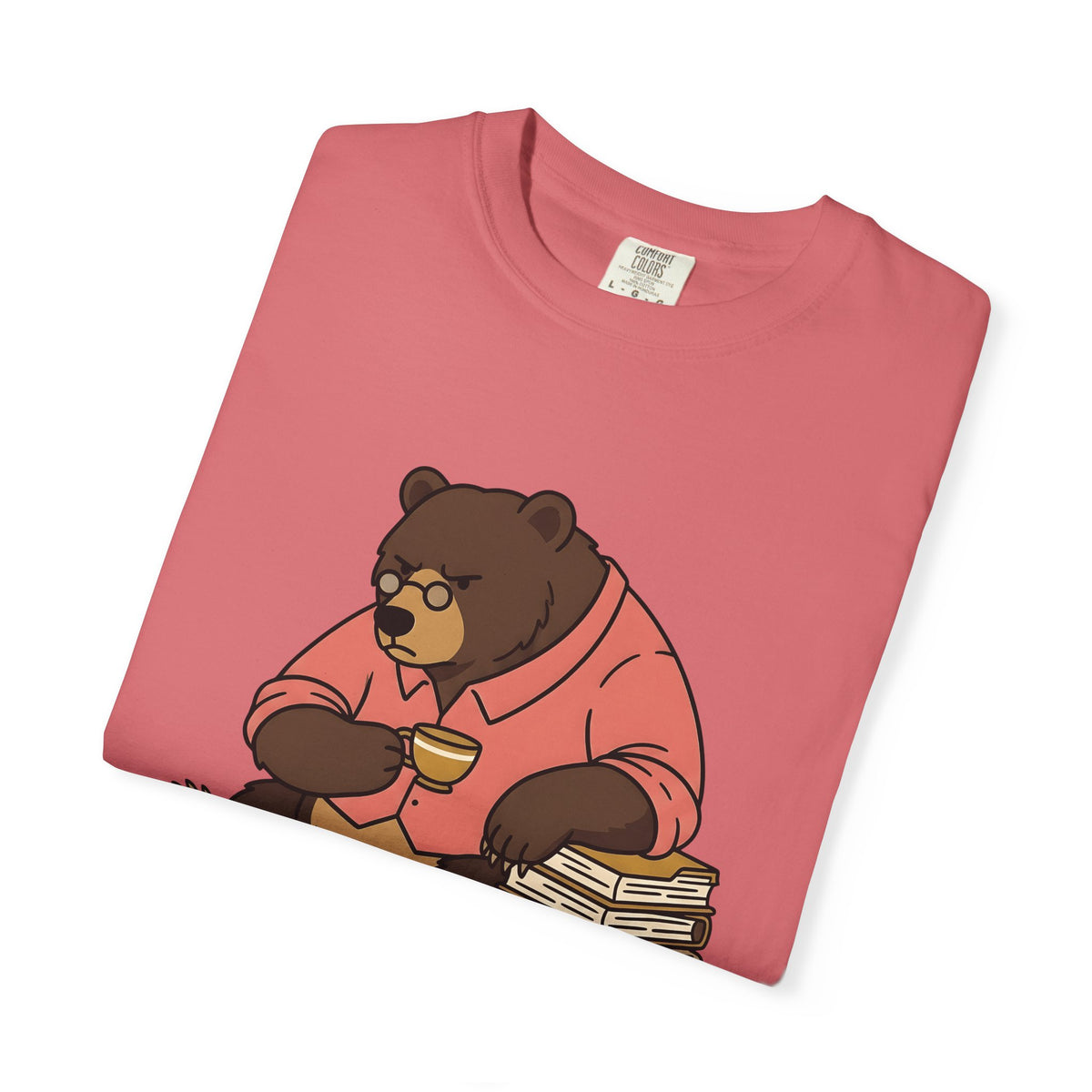 Bear Mocha T-Shirt Teachers Caffeine Gift Women Illustration T-Shirt Mocha T-Shirt Educator Enthusiast Drawing T-Shirt Caffeine Graphic Doodle