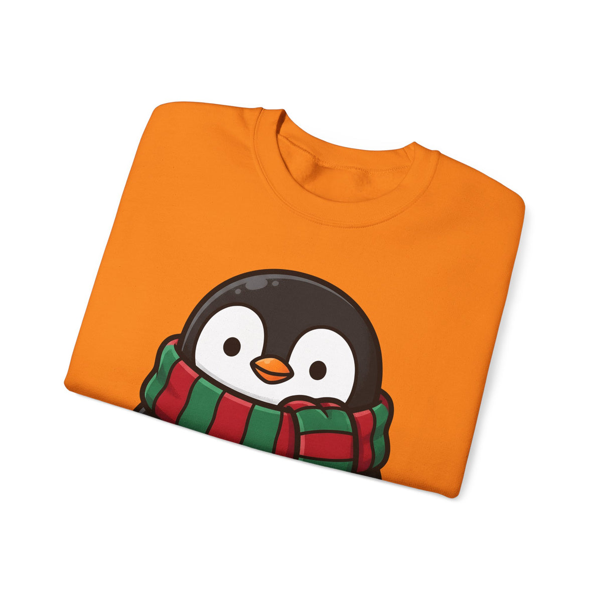 Penguin Clipart Sweatshirt Animals Festive Gift Women Kawaii Sweatshirt Pinguin Sweatshirt Wildlife Fan Cute Sweatshirt Holiday Graphic Comic Neck Wrap Sweatshirt