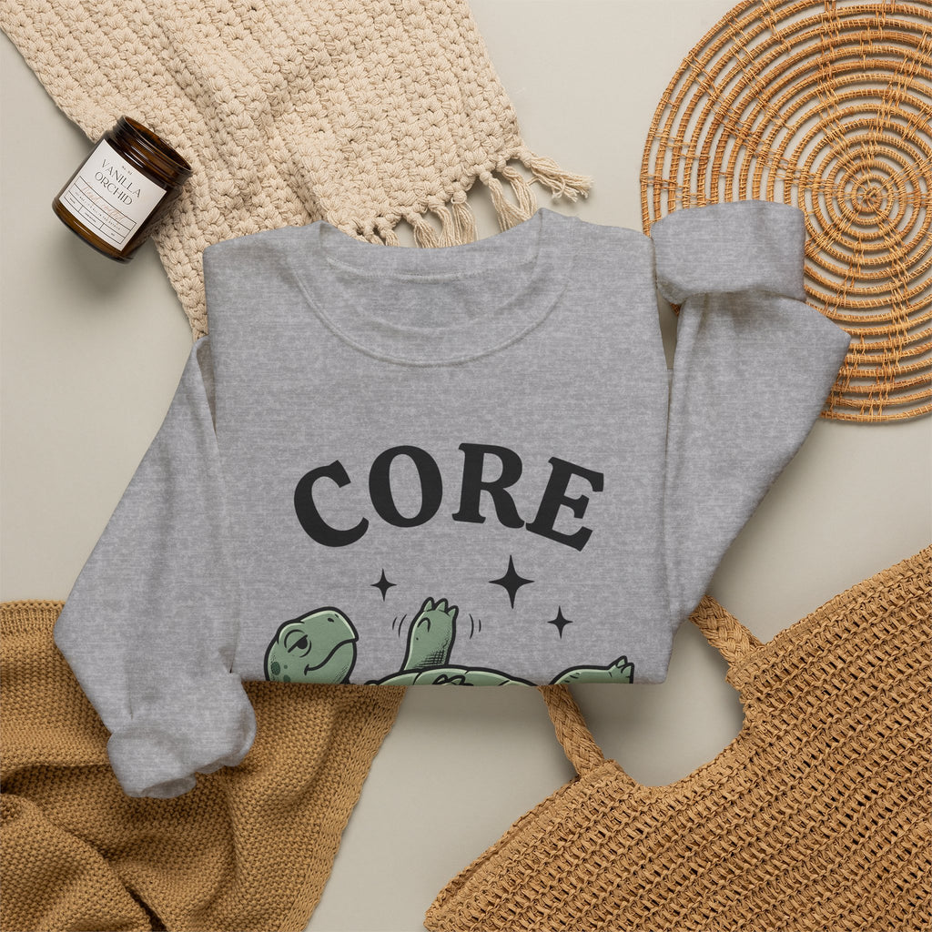 Turtle Fitness Sweatshirt Sports Gym Gift Women Cartoon Sweatshirt Terrapin Sweatshirt Athlete Enthusiast Comic Sweatshirt Fitness Graphic Retro Whistle Sweatshirt