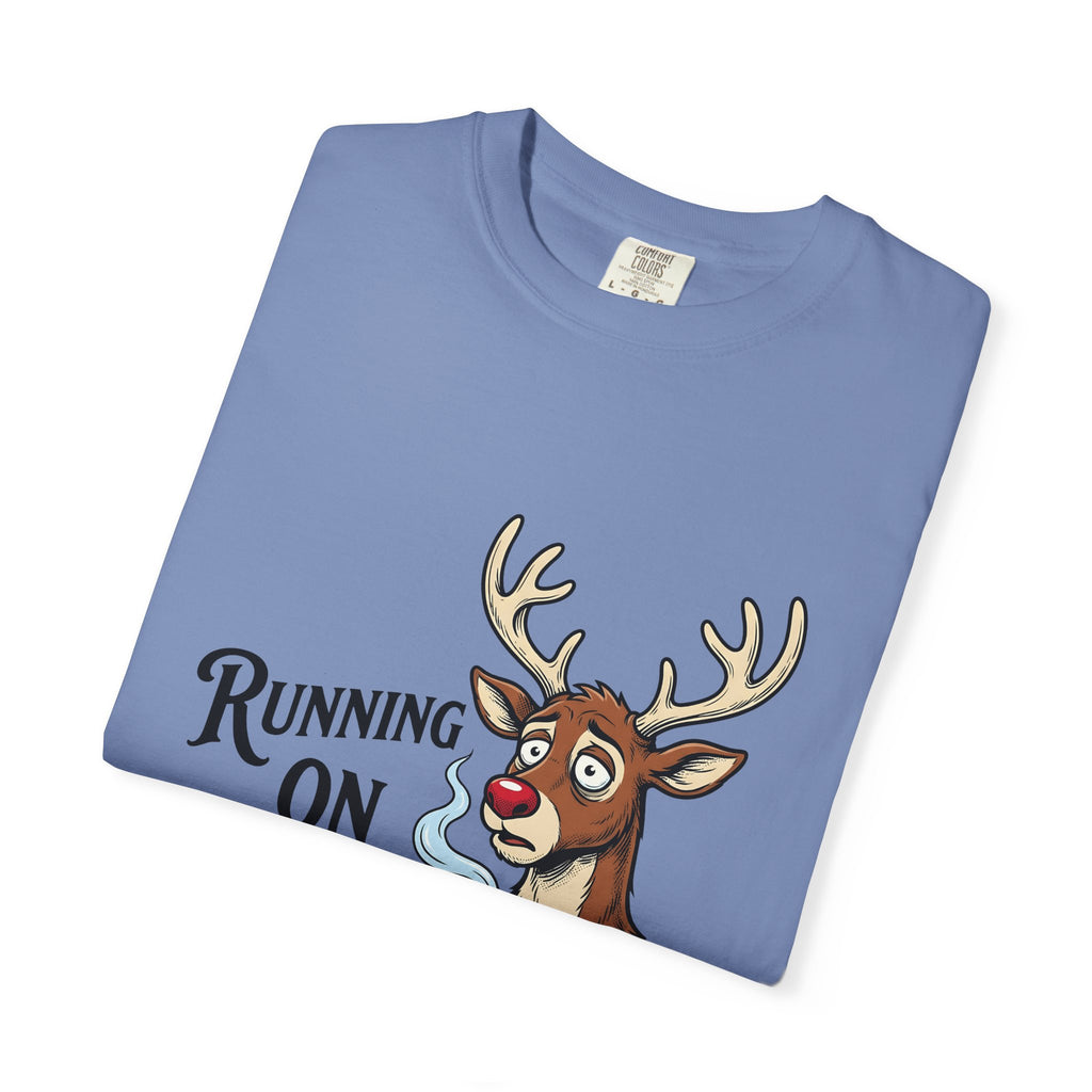 Reindeer Coffee Christmas Humor Gift Cartoon Coffee Xmas Fan Funny Vintage Mug T-Shirt