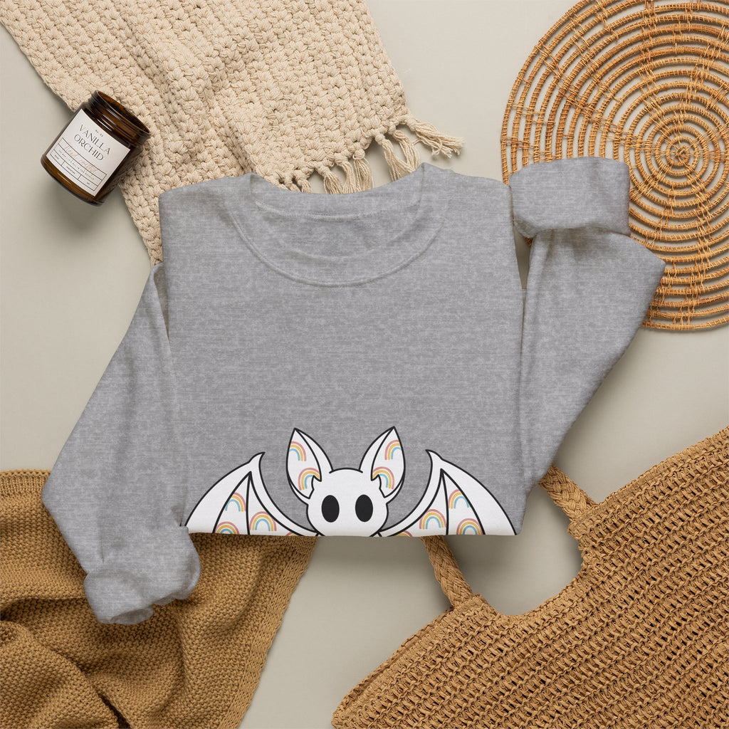Bat Currency Sweatshirt St Patrick's Day Wildlife Gift Women Adorable Sweatshirt Money Sweatshirt Luck Fan Cute Sweatshirt Animal Graphic Basic Colors Sweatshirt