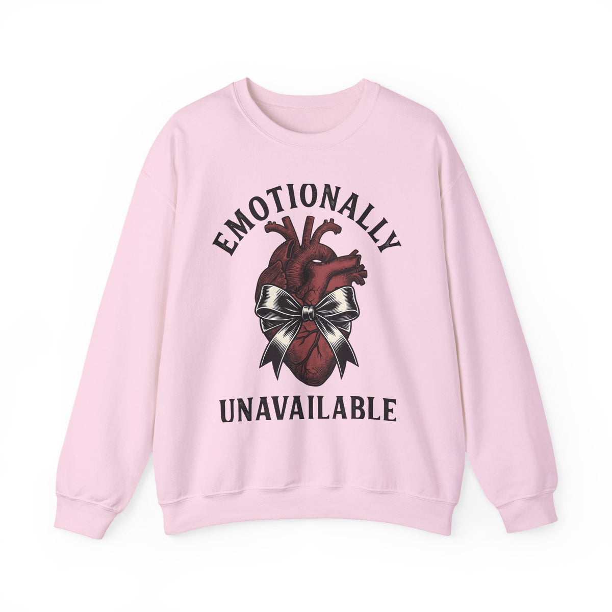 Anatomical Heart Sweatshirt Halloween Dark Humor Gift Women Gothic Sweatshirt Heart Sweatshirt Horror Fan Macabre Sweatshirt Sarcastic Graphic Vintage Bow