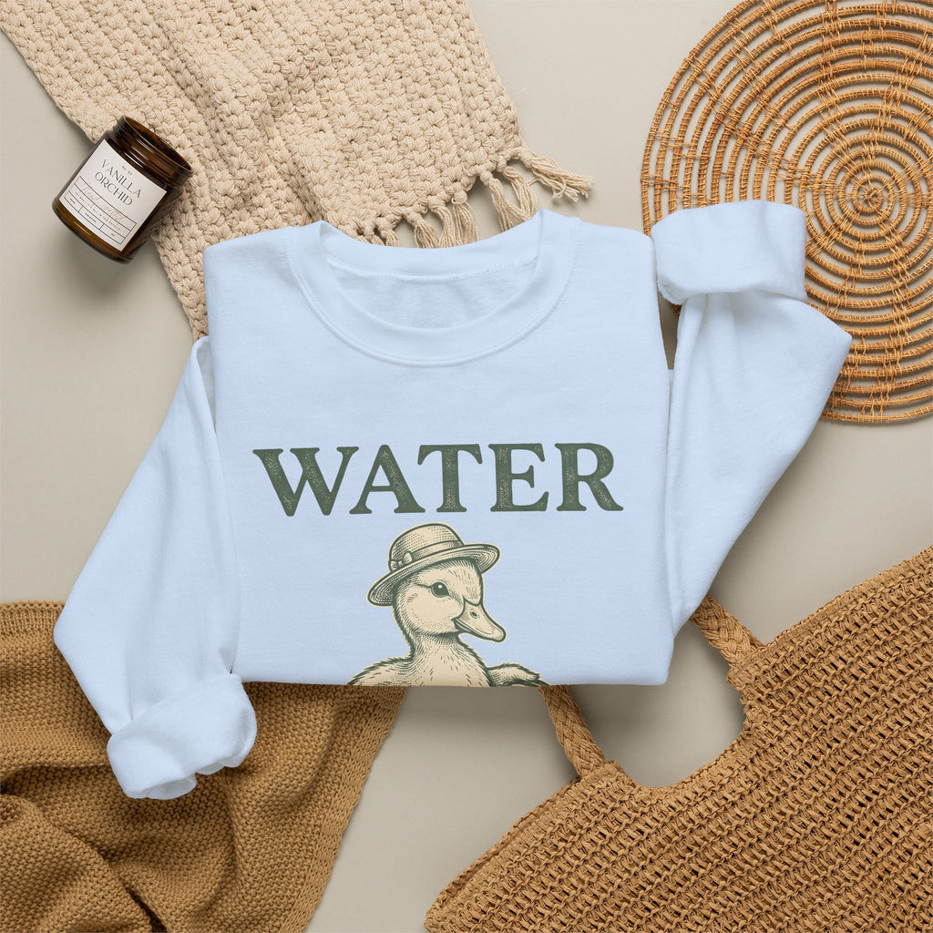 Duck Flower Pot Sweatshirt Easter Landscaping Gift Women Old School Sweatshirt Planter Sweatshirt Easter Fan Vintage Sweatshirt Gardening Graphic Doodle Cap