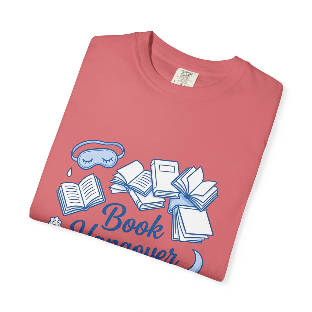 Book Stack T-Shirt Book Reading Gift Women Doodle T-Shirt Book Pile T-Shirt Bibliophile Fan Illustrated Graphic Bookworm Design Whimsical Sleep