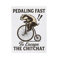 Badger Bike Blanket Funny Wildlife Gift Women Comic Blanket Bicycle Blanket Humor Fan Cartoon Blanket Animal Graphic Retro Shades Blanket