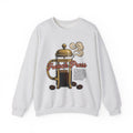 French Press Coffee Sweatshirt Coffee Cuisine Gift Women Hand Drawn Sweatshirt Cafetiere Sweatshirt Coffee Fan Coffee Bean Illustration Graphic Line Art