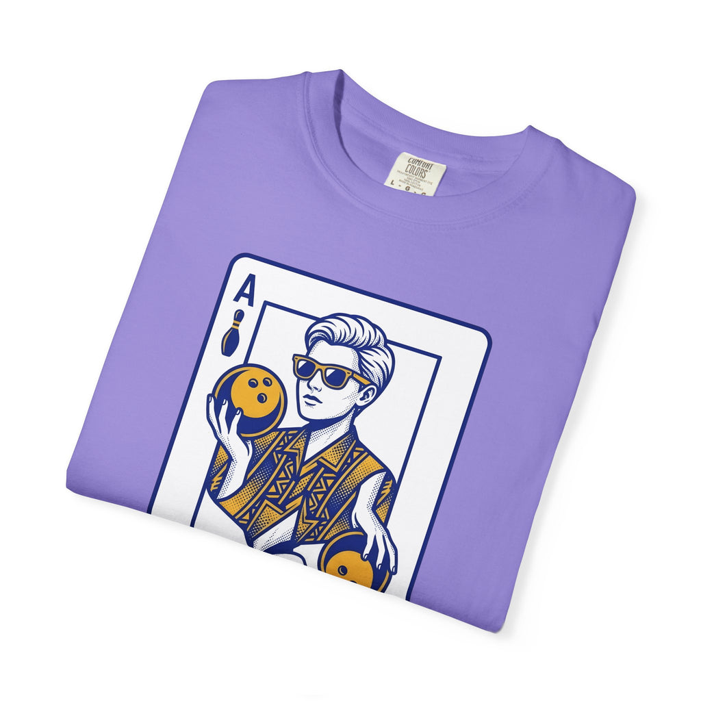 Bowling Pin Card T-Shirt Sports & Activities Recreation Gift Women Minimalist T-Shirt Bowling Scorecard T-Shirt Athlete Fan Simple T-Shirt Leisure