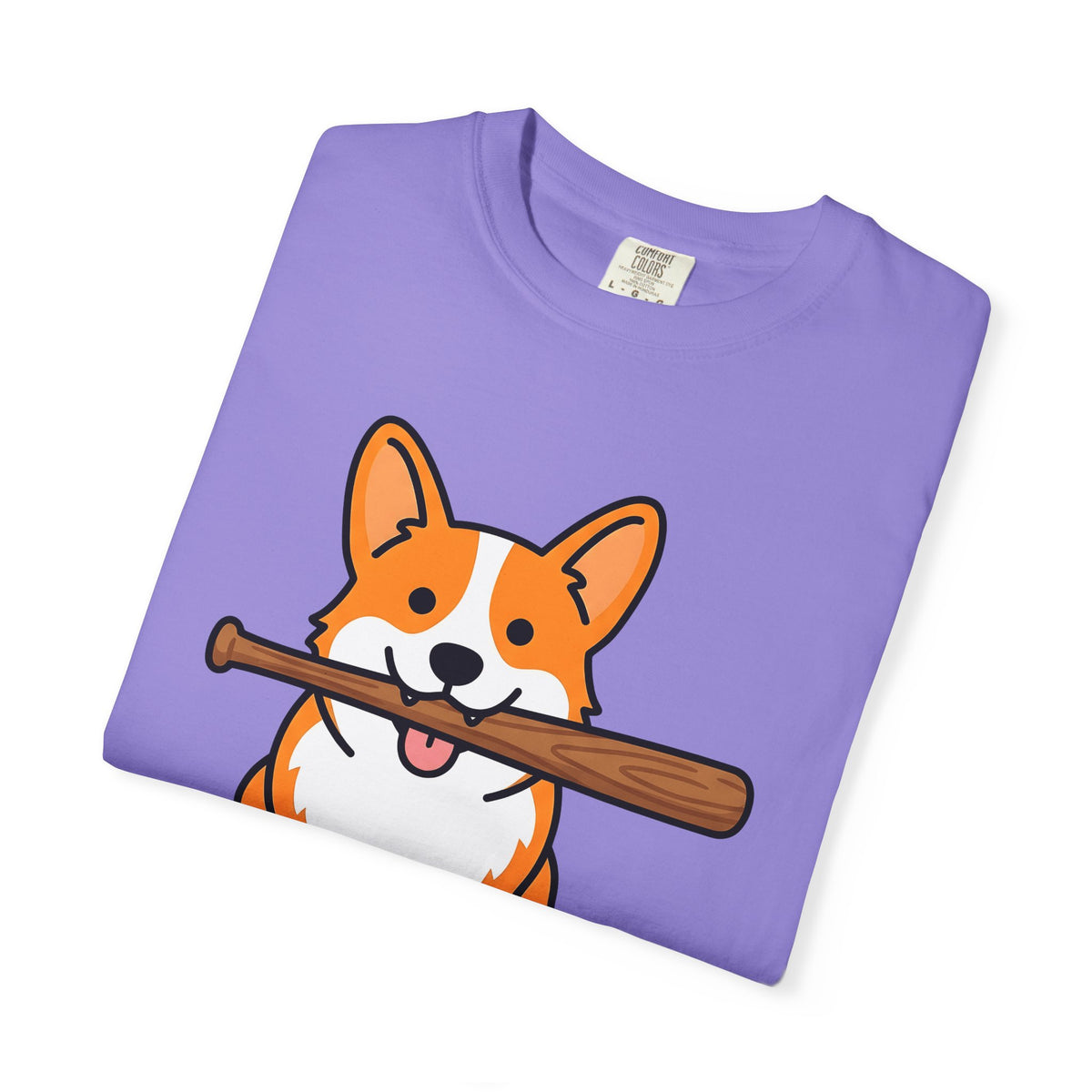 Corgi Pet T-Shirt Dog Funny Gift Women Animation T-Shirt Puppy T-Shirt Dog Fan Cartoon T-Shirt Humor Graphic Manga Bat Ball T-Shirt