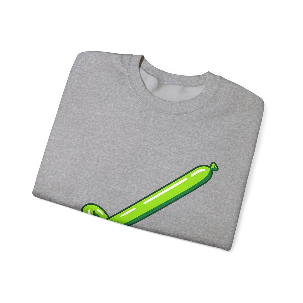 Inflatable Sword Sweatshirt Cute Gag Gift Women Hand Drawn Sweatshirt Balloon Sword Sweatshirt Adorable Fan Cartoon Sweatshirt Prank Graphic Pop Art Event