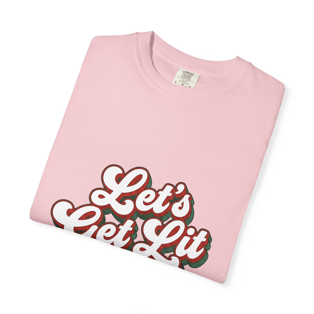 Festive Message T-Shirt Christmas Fun Gift Women Joyful T-Shirt Holiday Greeting T-Shirt Christmas Fan Cheerful T-Shirt Amusement Graphic Classic