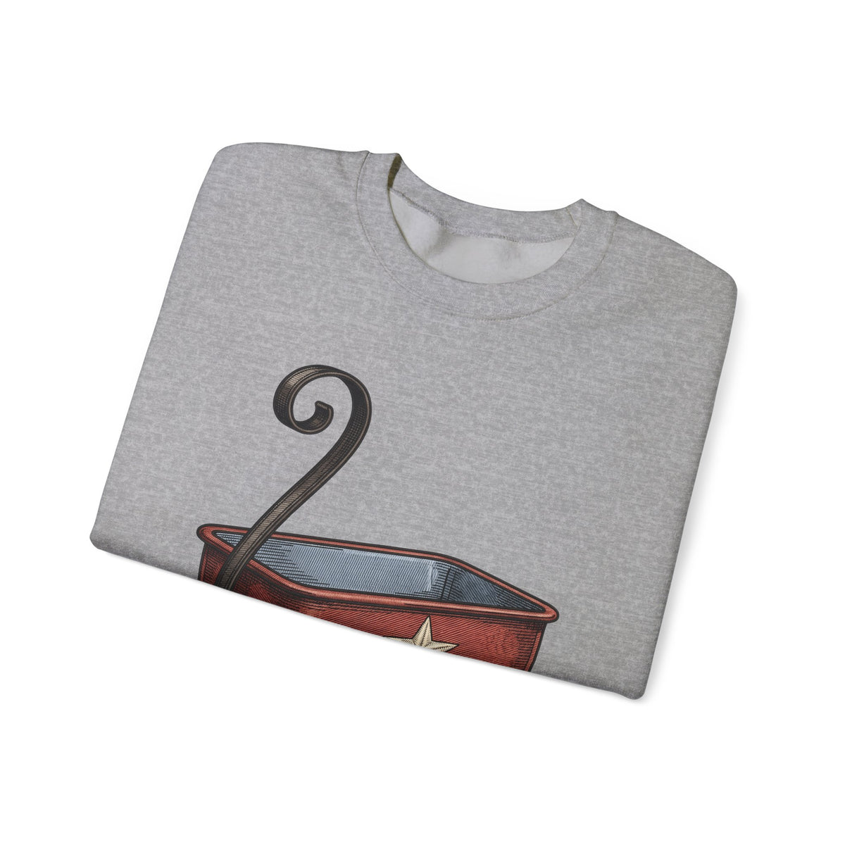 Red Wagon 4Th Of July Usa Gift Antique Cart Fireworks Fan Vintage American Line Sweatshirt