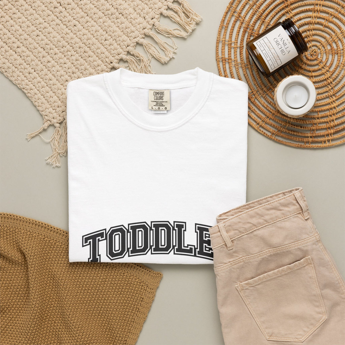 Varsity Lettering Style T-Shirt Mom Home Gift Women Thick T-Shirt Letterman T-Shirt Motherhood Fan Bold T-Shirt Domestic Graphic Basic Semicircle