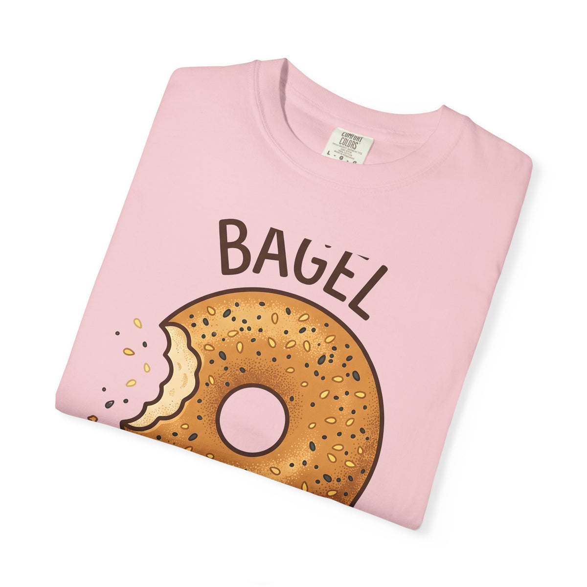 Bagel Desserts Morning Gift Doodle Bagel Pastry Fan Hand Drawn Breakfast Old School T-Shirt