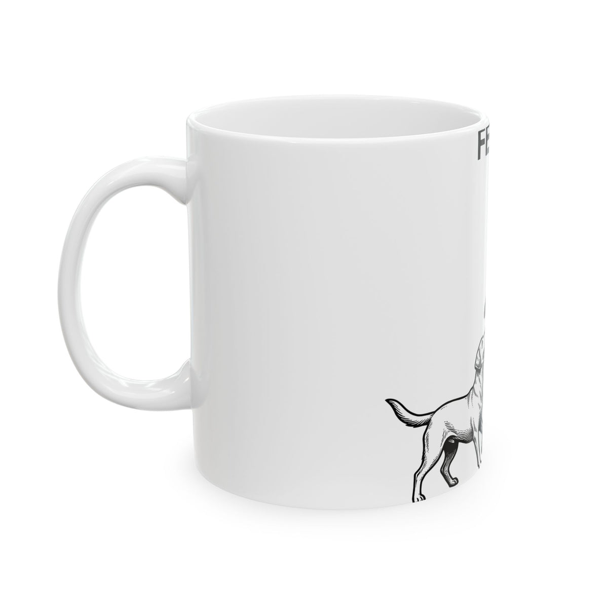 Canine Skeleton Mug Dog Fall Holiday Gift Women Old School Mug Dog Skeleton Mug Dog Fan Retro Mug Autumn Graphic Line Art Skeletal