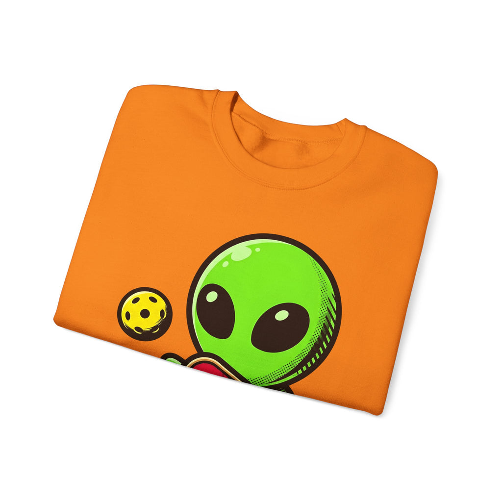 Alien Pickleball Sweatshirt Pickleball Humor Gift Women Cute Sweatshirt Alien Pickleball Sweatshirt Pickleball Fan Kawaii Sweatshirt Comedy Graphic Cartoon