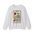 Skull Tarot Card Sweatshirt Tabletop Gaming Roleplaying Gift Women Dark Sweatshirt Tarot Card Sweatshirt Gamer Fan Gothic Sweatshirt Rpg Graphic Retro Game