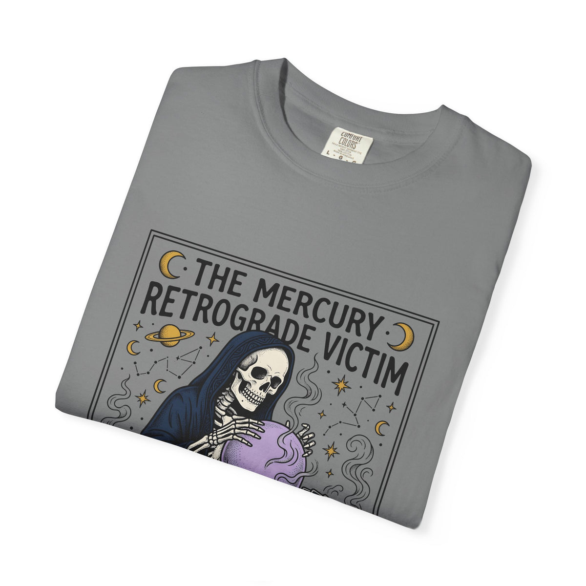 Bony Seer T-Shirt Boho Chic Zodiac Gift Women Witchy T-Shirt Oracle T-Shirt Bohemian Fan Mystical T-Shirt Astrology Graphic Hand Drawn Card Deck