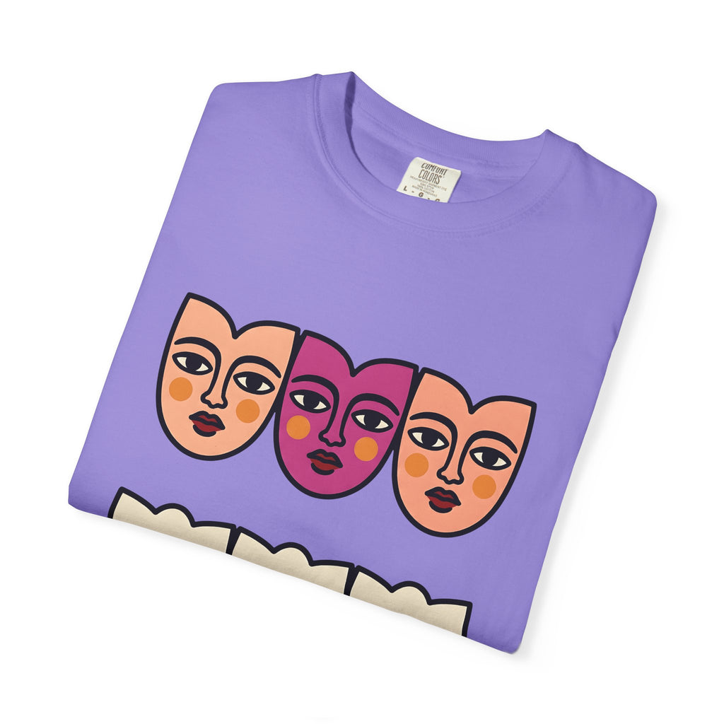 Abstract Faces T-Shirt Abstract Art Gift Women Modern T-Shirt Faces T-Shirt Art Fan Contemporary T-Shirt Artistic Graphic Minimal Bold Outlines