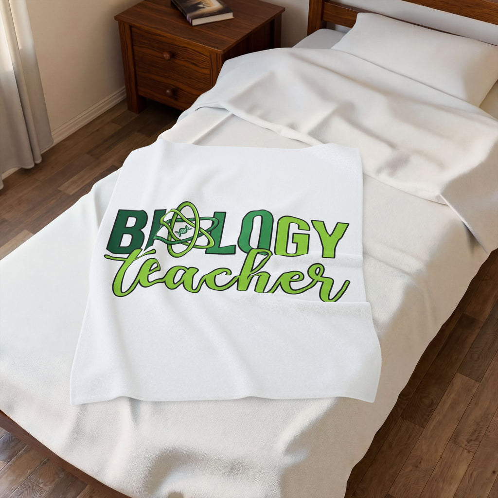 Dna Molecule Design Blanket Teachers Biology Gift Women Contemporary Blanket Genetic Structure Blanket Educator Enthusiast Modern Blanket Cellular