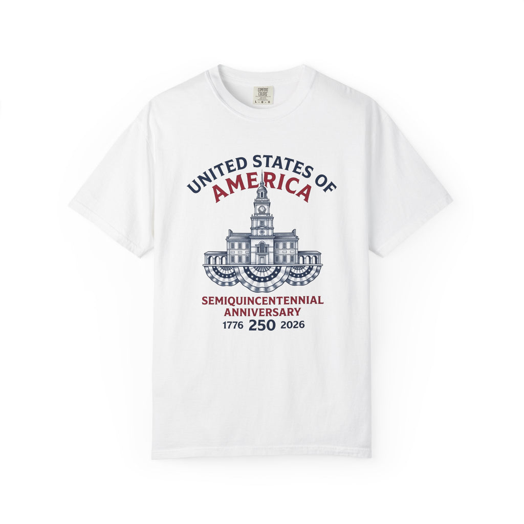 Independence Hall Art T-Shirt America Culture Gift Women Liberty T-Shirt Historic Building T-Sh