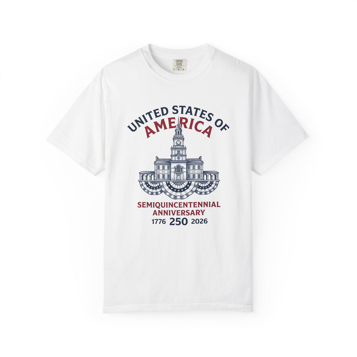 Independence Hall Art T-Shirt America Culture Gift Women Liberty T-Shirt Historic Building T-Sh